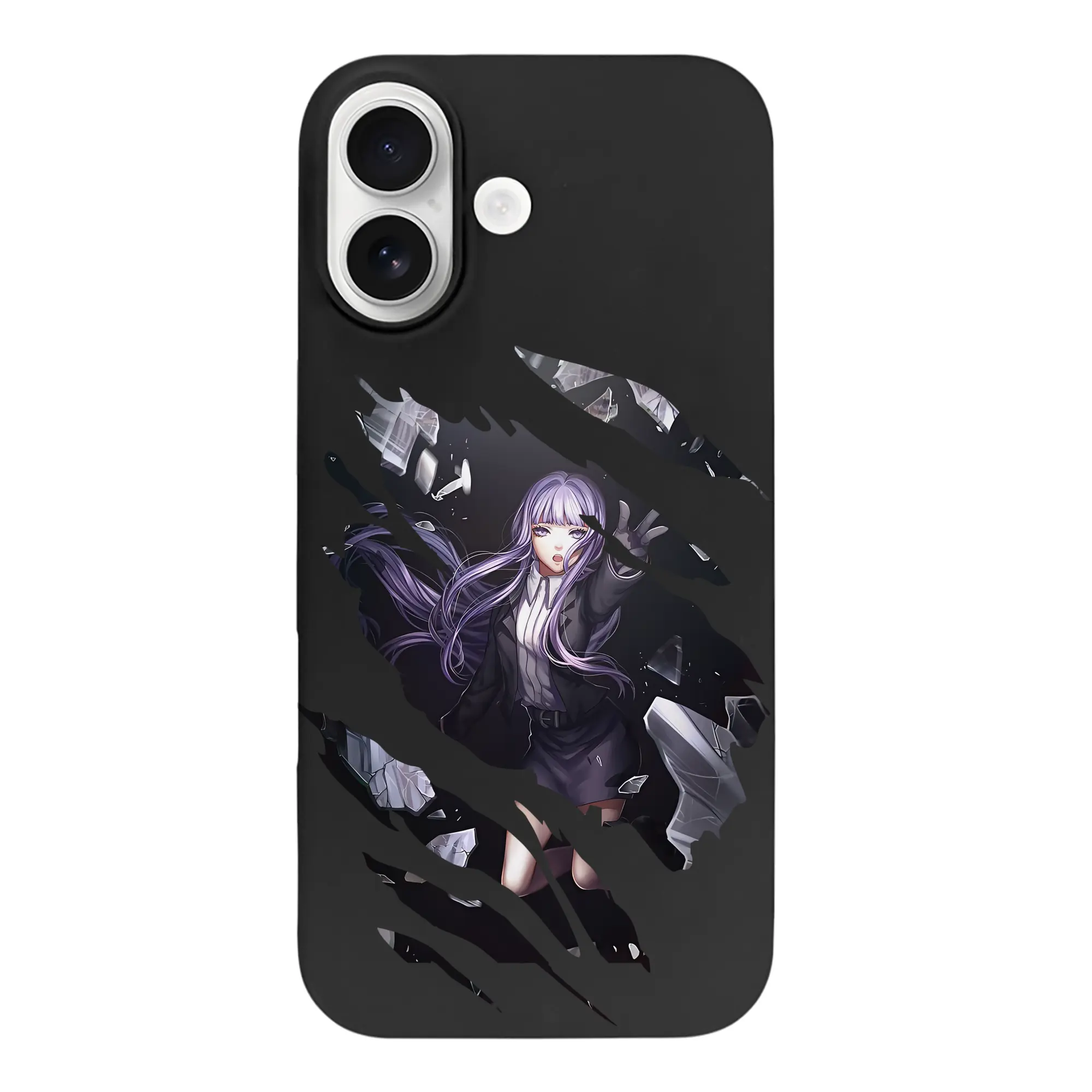 ダンガンロンパ グッズ,霧切響子 - iPhone 17 シリーズ シリコンケース 薄型 耐衝撃 指紋防止 ソフトタッチカバー 精密フィット 傷防止 保護ケース iPhone 17/17 Air/17 Pro/17 Pro Max 対応